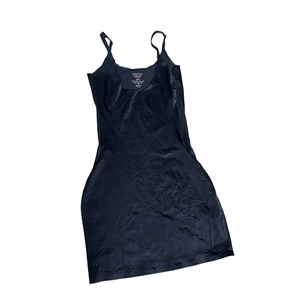 Assets by Spanx Black Bodycon Slip Dress Medium